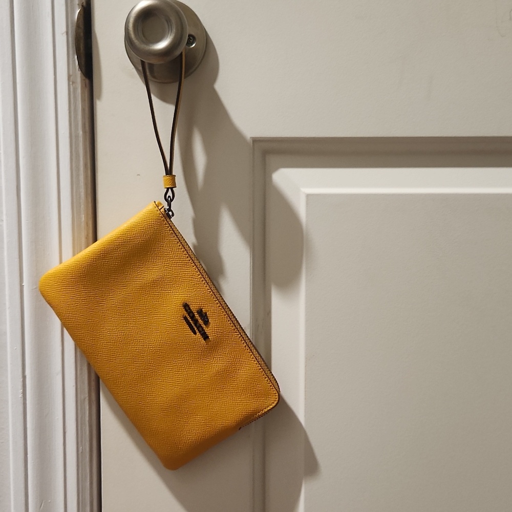 Yellow Coach wristlet